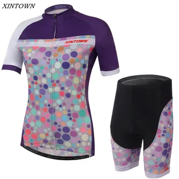 XINTOWN Women Bike Cycling Clothing/ Cycling Jersey Sets With Bib Bicycle Team Quick-dry Outdoor Sportwear Clothing CC0218
XINTOWN Women Bike Cycling Clothing/ Cycling Jersey Sets With Bib Bicycle Team Quick-dry Outdoor Sportwear Clothing CC0218