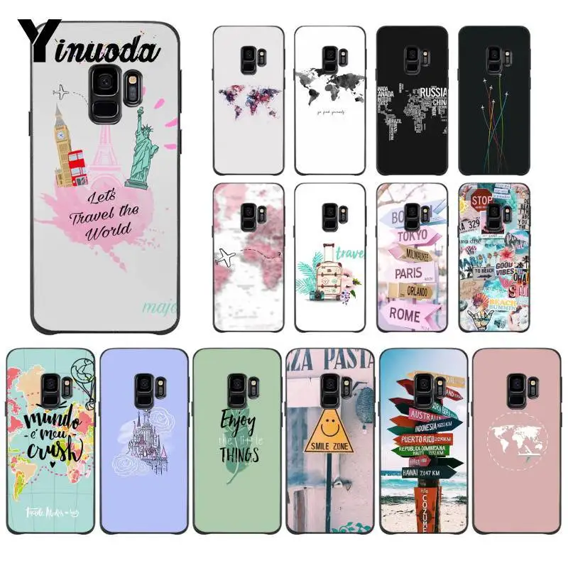 Yinuoda Travel around the world TPU Black Phone Case Shell for Samsung Galaxy S7 S6 edge plus S5 S9 S8 plus case
Yinuoda Travel around the world TPU Black Phone Case Shell for Samsung Galaxy S7 S6 edge plus S5 S9 S8 plus case
