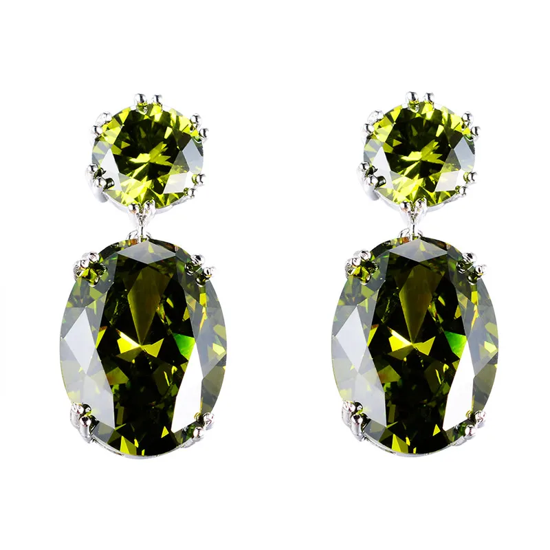 Luxury Female Austrian Crystal Drop Earrings For Women 925 Silver Filled Big Oval Zircon Stone Dangle Earrings Wedding Jewelry
Luxury Female Austrian Crystal Drop Earrings For Women 925 Silver Filled Big Oval Zircon Stone Dangle Earrings Wedding Jewelry