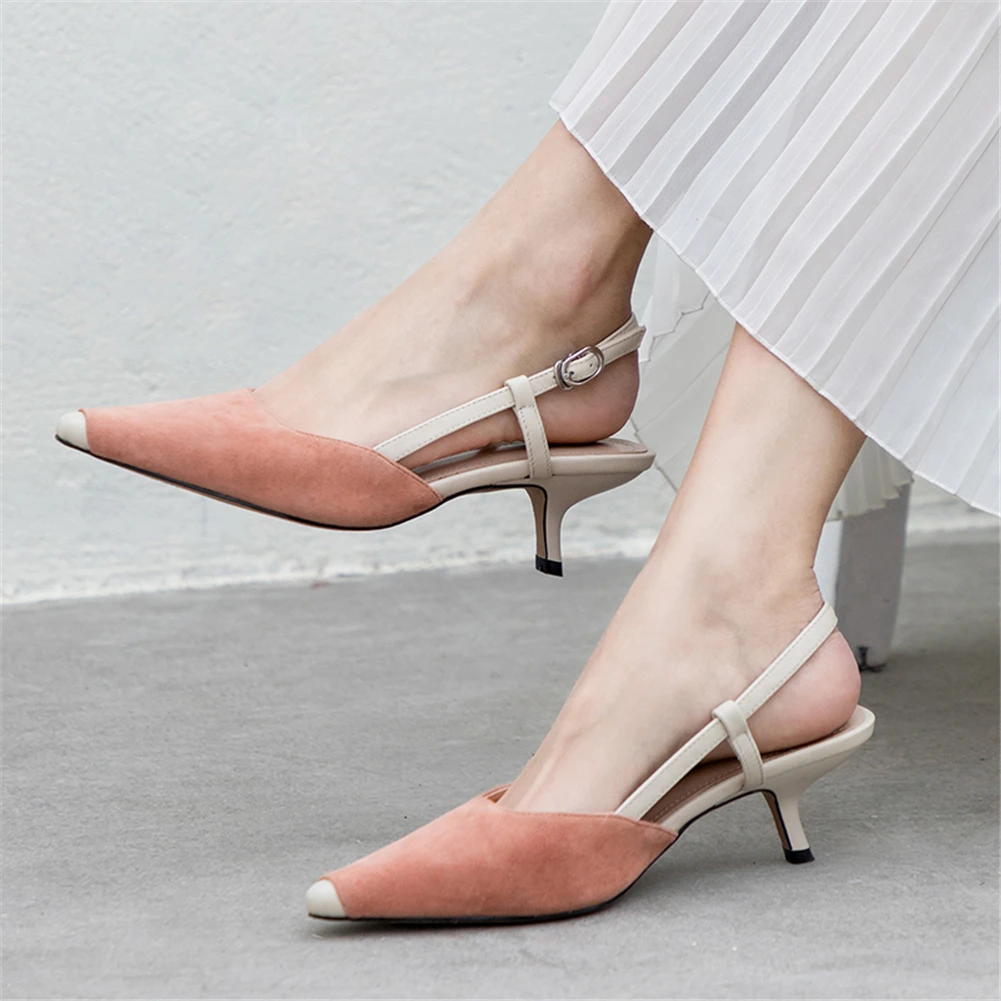 Hot Sale Genuine Cow Leather Buckle Strap Elegant Pumps Woman Shoes Strange heels Black Green Shoes Woman Pumps
Hot Sale Genuine Cow Leather Buckle Strap Elegant Pumps Woman Shoes Strange heels Black Green Shoes Woman Pumps