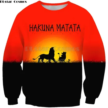 PLstar Cosmos 2019 New Fashion Men / Women 3d Sweatshirt anime Simba lion and Pumbaa Print Unisex Casual Sweatshirt
PLstar Cosmos 2019 New Fashion Men / Women 3d Sweatshirt anime Simba lion and Pumbaa Print Unisex Casual Sweatshirt