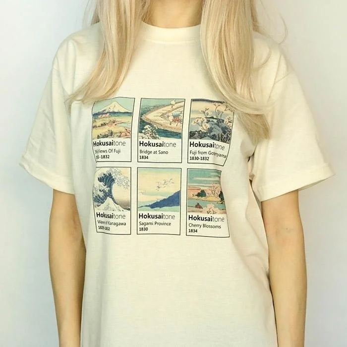 PUDO-XSX Katsushika Hokusai Painting T Shirt Women Short Sleeve 3D Printed Tee Tops Fashion Japanese Style Tees
PUDO-XSX Katsushika Hokusai Painting T Shirt Women Short Sleeve 3D Printed Tee Tops Fashion Japanese Style Tees