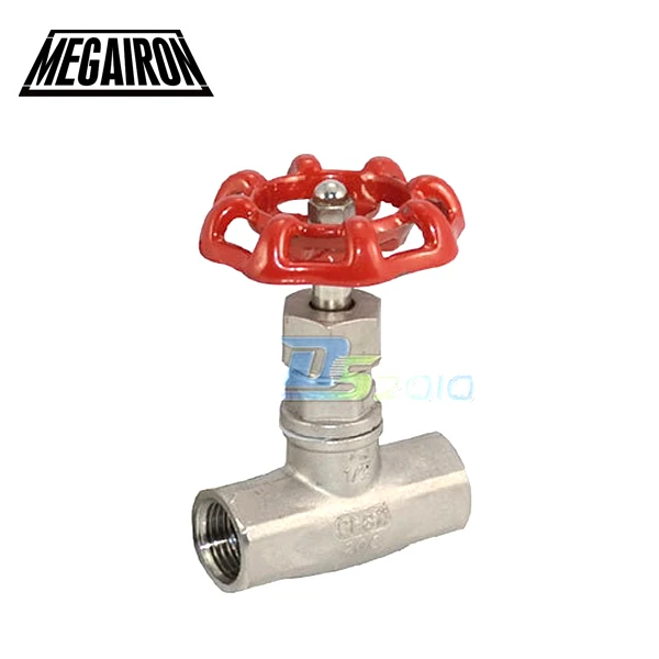 MEGAIRON BSPT Female DN15 1/2" Globe Valve Stainless Steel SS316 CF8M Heavy Duty Max 200Psi 350 Degrees
MEGAIRON BSPT Female DN15 1/2" Globe Valve Stainless Steel SS316 CF8M Heavy Duty Max 200Psi 350 Degrees