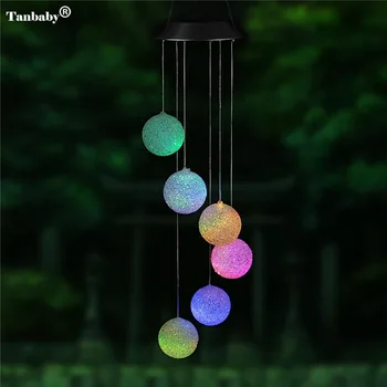 6Leds Ball Hanging Multicolor Solar Wind Chimes decorative LED Light For Window Party Garden Wedding LED decorative Light
6Leds Ball Hanging Multicolor Solar Wind Chimes decorative LED Light For Window Party Garden Wedding LED decorative Light