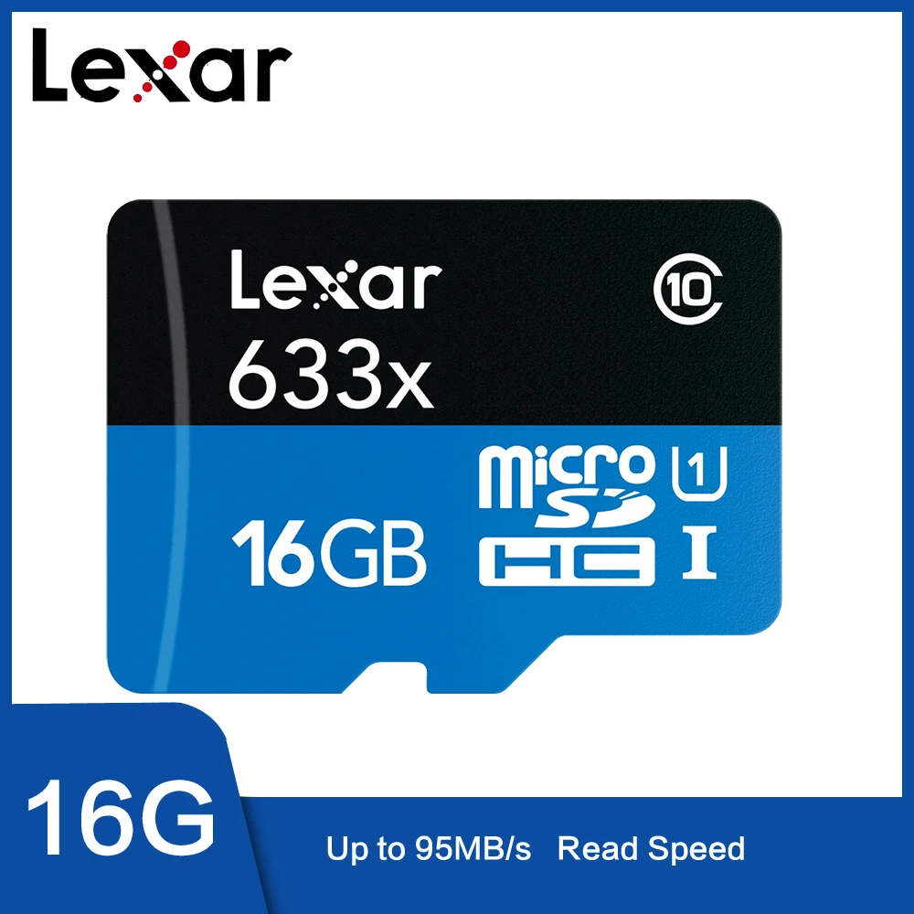 

Lexar Memory Card Micro SDHC SDXC 32GB 64GB 128GB 256GB 512GB high speed up to Max 95M/s Class10 633x cartao TF Flash Card