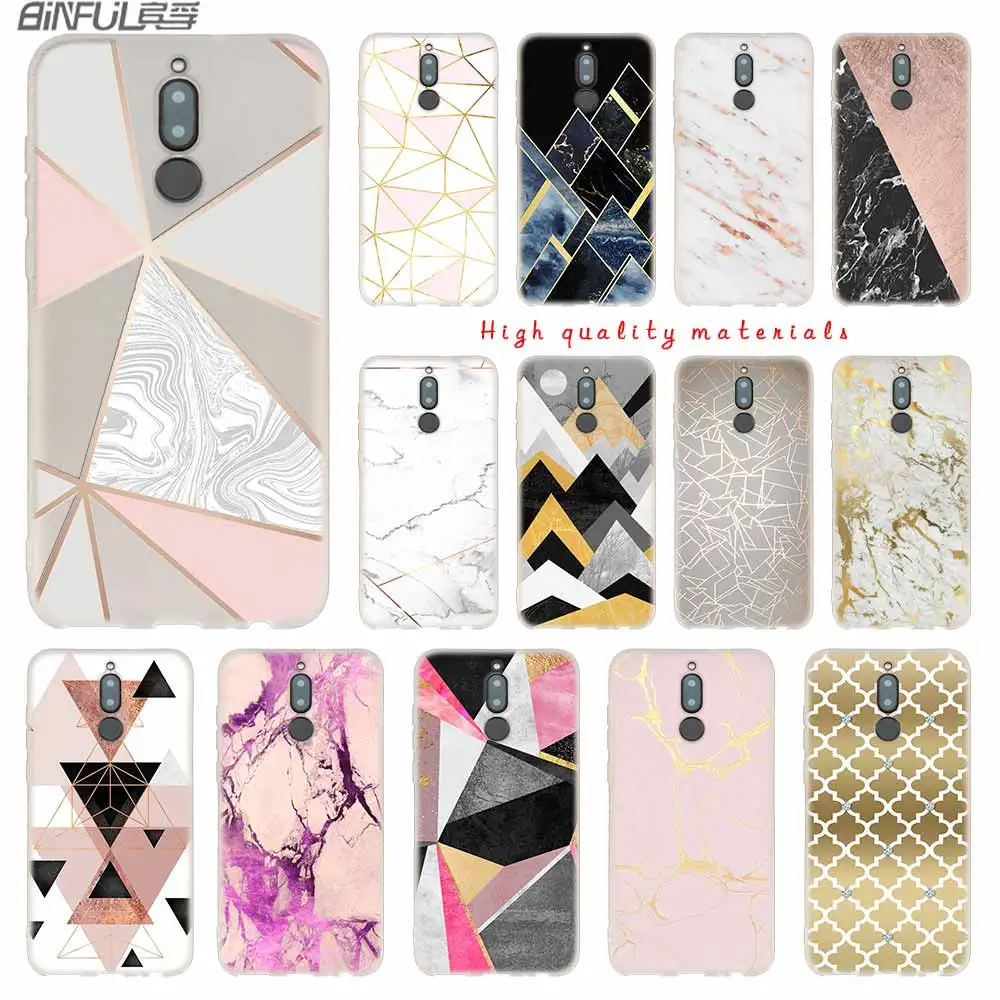 Мягкий силиконовый чехол для Huawei Mate 30 20 10 Lite Pro 20X S Y9 2018 2019 NOVA 3 4 Роскошный Мраморный