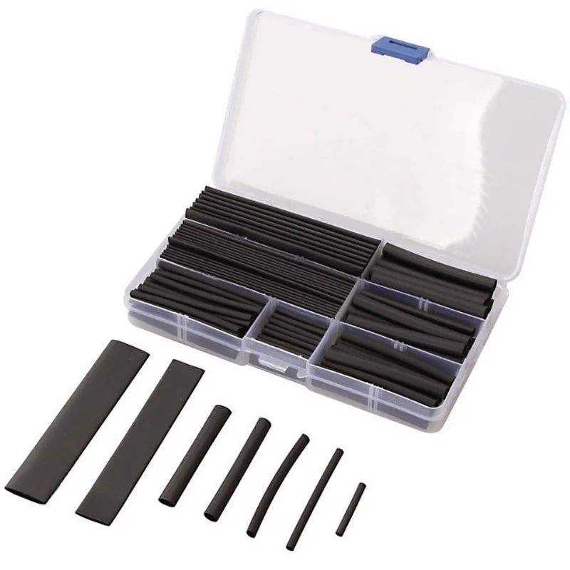 150pcs Black Heat Shrinkable Tube Environmentally Protection Flame Retardant Heat Shrinkable Sleeve Shrink Solder Wire Connector
150pcs Black Heat Shrinkable Tube Environmentally Protection Flame Retardant Heat Shrinkable Sleeve Shrink Solder Wire Connector