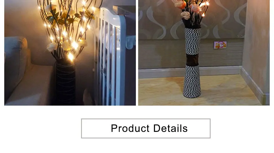 20 LEDs Table Decor Twig Lights 5 Colors (12)
