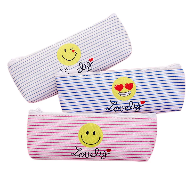 Cartoon Emoji school Pencil Case Cute Stripe Cat Bear Pencil Box Pen Bag stationery pouch boys girls gift School Supplies zakka
Cartoon Emoji school Pencil Case Cute Stripe Cat Bear Pencil Box Pen Bag stationery pouch boys girls gift School Supplies zakka