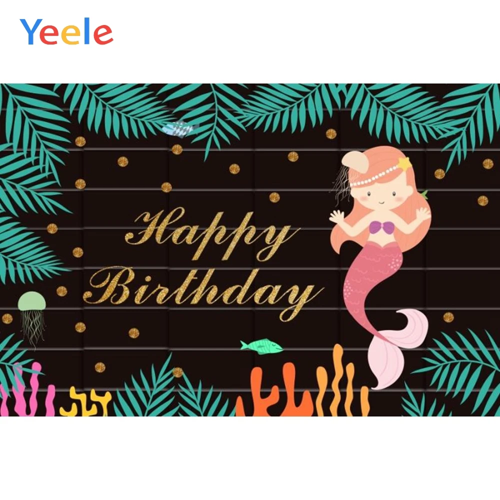 Yeele Palm Tree Leaves Mermaid Birthday Portrait Photography Backgrounds Customized Photographic Backdrop For Photo Studio
Yeele Palm Tree Leaves Mermaid Birthday Portrait Photography Backgrounds Customized Photographic Backdrop For Photo Studio