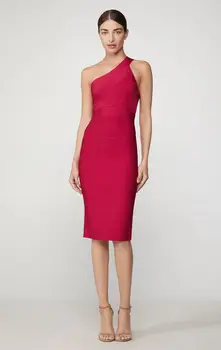Party Elegant One-shoulder Strapless Backless Hot Sale Fashion Bandage Dress Sexy Women Celebrity Body con Dresses Wholesale
Party Elegant One-shoulder Strapless Backless Hot Sale Fashion Bandage Dress Sexy Women Celebrity Body con Dresses Wholesale