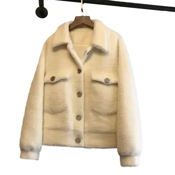 Women 2019 Spring Autumn Plus Velvet Thicken Faux Mink Cashmere Coats Female Casual Plush Jackets Ladies Lapel Chic Outwear V896
Women 2019 Spring Autumn Plus Velvet Thicken Faux Mink Cashmere Coats Female Casual Plush Jackets Ladies Lapel Chic Outwear V896