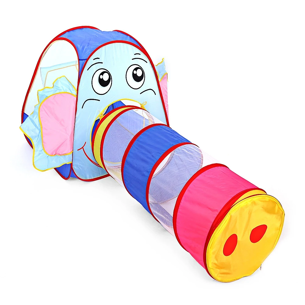 New Cute Cartoon Elephant Tent Funny Folding Kids Long Tunnel Outdoor Indoor Ocean Ball Play Hide Game Fun Tents
New Cute Cartoon Elephant Tent Funny Folding Kids Long Tunnel Outdoor Indoor Ocean Ball Play Hide Game Fun Tents