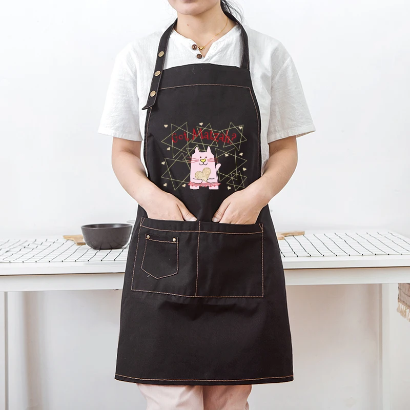 Korean version of the sleek minimalist adult cooking apron cute cartoon anti-fouling oil adult sleeveless apron unisex 
Korean version of the sleek minimalist adult cooking apron cute cartoon anti-fouling oil adult sleeveless apron unisex