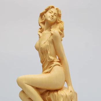 Boxwood Carving Solid Wood Handles Home Accessories Beauty Characters Chinese Style Living Room Decoration Crafts Goddess
Boxwood Carving Solid Wood Handles Home Accessories Beauty Characters Chinese Style Living Room Decoration Crafts Goddess