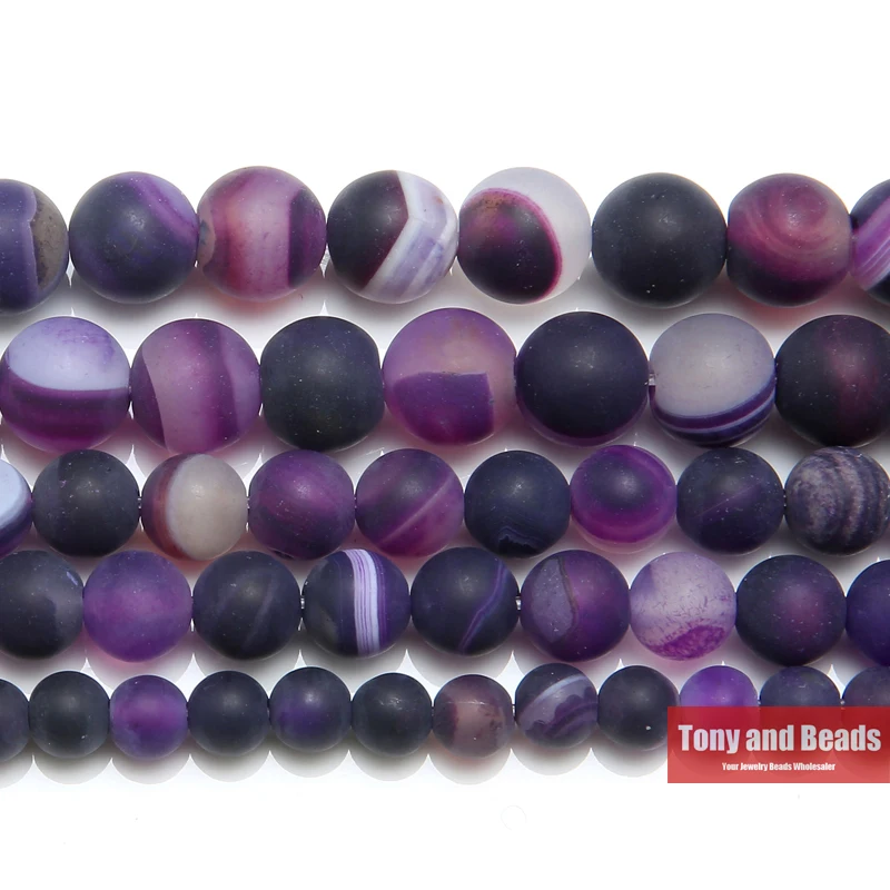 Free Shipping 15" Natural Stone Frost Grind Arenaceous Purple Stripe Agates Onyx Round Loose Beads 6 8 10 MM Pick Size
Free Shipping 15" Natural Stone Frost Grind Arenaceous Purple Stripe Agates Onyx Round Loose Beads 6 8 10 MM Pick Size