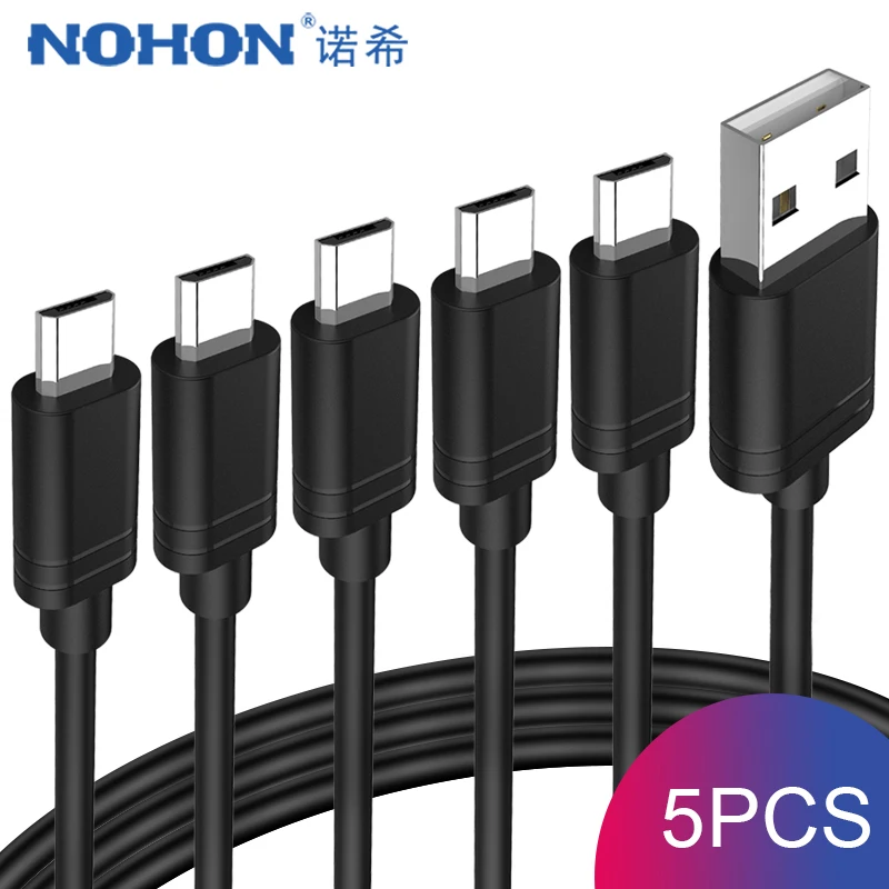 NOHON 5PC TPE Micro USB Data Charging Cable Android Phone For Samsung S6 S7 Plus Xiaomi 4 LG Huawei USB Short Long Charger Cord
NOHON 5PC TPE Micro USB Data Charging Cable Android Phone For Samsung S6 S7 Plus Xiaomi 4 LG Huawei USB Short Long Charger Cord