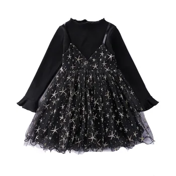 Kids Girls Dress Autumn Winter Long Sleeve Girls Party Dress Fashion Mesh Princess Tutu Dress Black RT079
Kids Girls Dress Autumn Winter Long Sleeve Girls Party Dress Fashion Mesh Princess Tutu Dress Black RT079