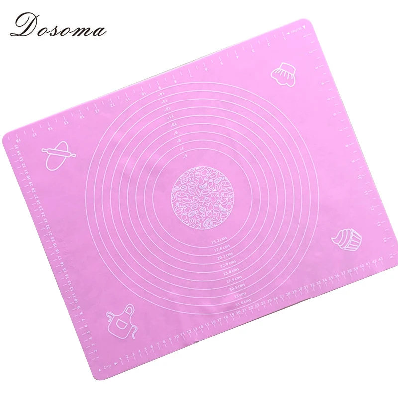 Image Food Grade Silicone Veining Board 50*40 cm Cake Board DIY Operation Pad Chopping Board Mat for Cakes Kitchen Decoration Tool