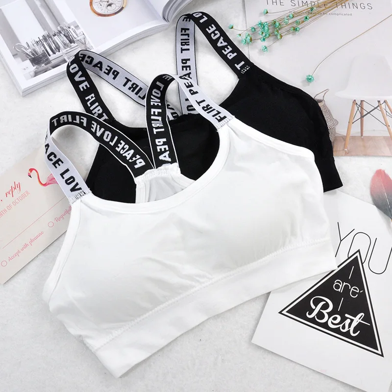 Cotton Letters Strap Women Sport Top Padded Running Gym Fitness Crop Top Women Push Up Sports Bra
Cotton Letters Strap Women Sport Top Padded Running Gym Fitness Crop Top Women Push Up Sports Bra