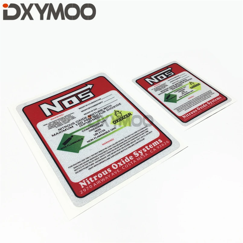 Car Styling Reflective Motorcycle Car Sticker Decals Viny for Warning NOS Nitrous Oxide Systems OXIDIZER
Car Styling Reflective Motorcycle Car Sticker Decals Viny for Warning NOS Nitrous Oxide Systems OXIDIZER