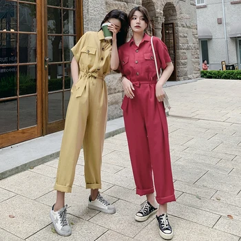 Fashion women new arrival casual comfortable beach jumpsuit vintage temperament party sweet wild trend solid sash romper
Fashion women new arrival casual comfortable beach jumpsuit vintage temperament party sweet wild trend solid sash romper