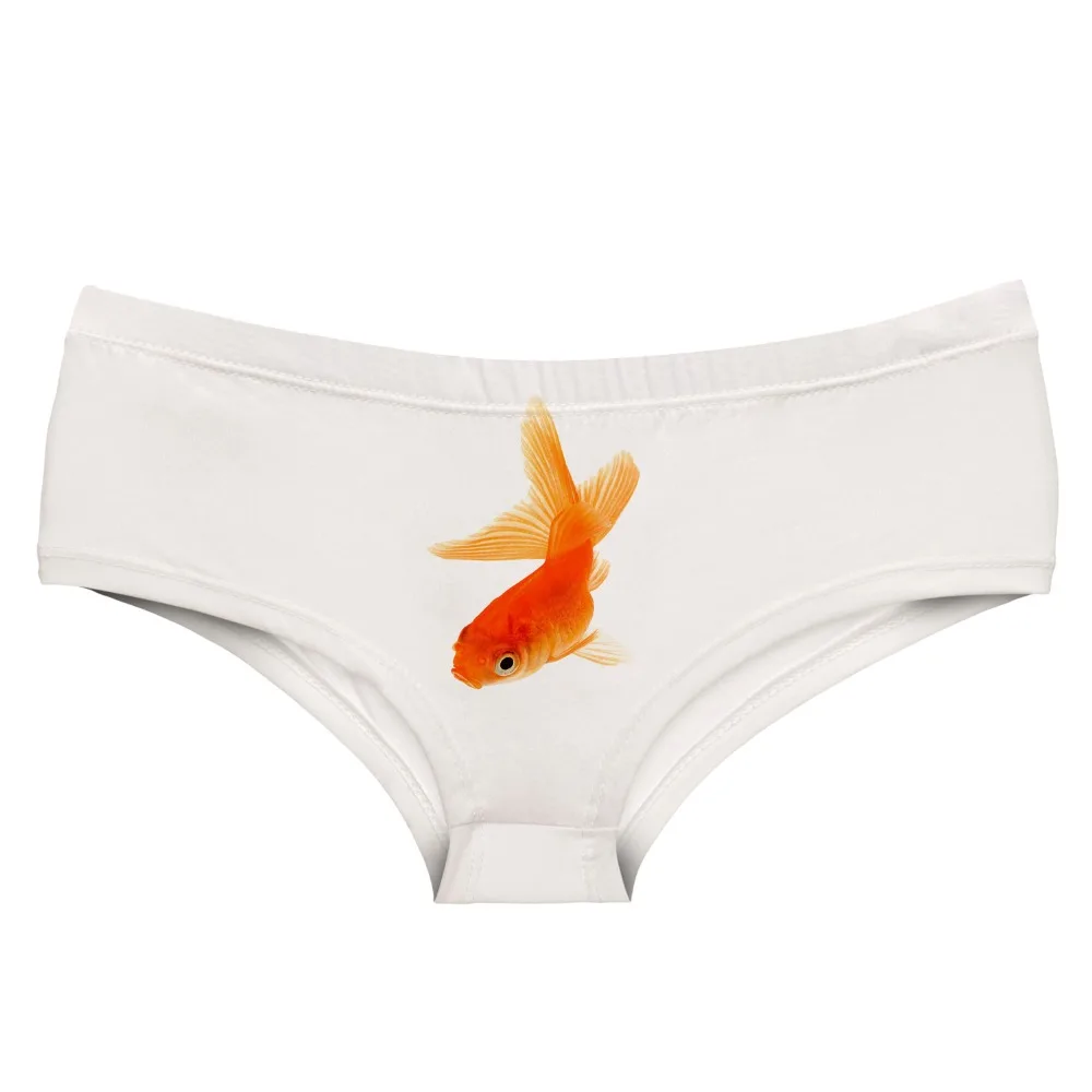 LEIMOLIS Animal Goldfish white funny print sexy hot panties female kawaii Lovely underwear push up briefs women lingerie thongs
LEIMOLIS Animal Goldfish white funny print sexy hot panties female kawaii Lovely underwear push up briefs women lingerie thongs