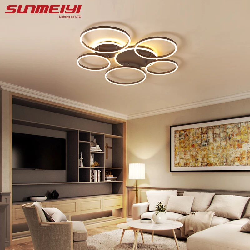 Modern LED Ceiling Lights Brown Rings Ceiling Lighting For Kitchen Bedroom Cafe Industrial Home decor Living room Lights
Modern LED Ceiling Lights Brown Rings Ceiling Lighting For Kitchen Bedroom Cafe Industrial Home decor Living room Lights