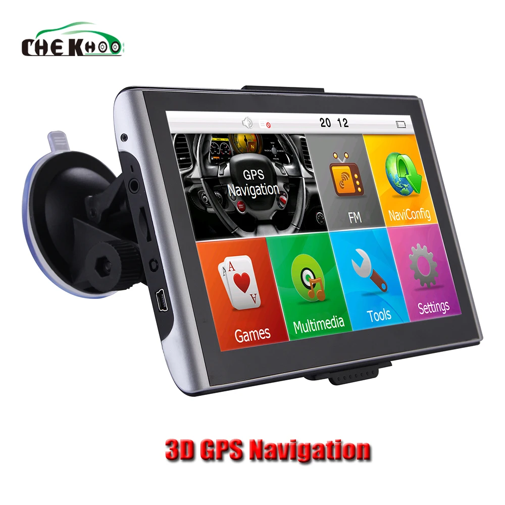 Universal 7 inch HD Car GPS Navigation FM Bluetooth AVIN Navitel Europe Map Sat nav Truck gps navigators automobile
Universal 7 inch HD Car GPS Navigation FM Bluetooth AVIN Navitel Europe Map Sat nav Truck gps navigators automobile