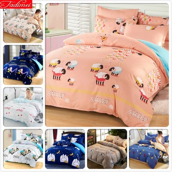 Pink Cute Animal Sheep Pattern Duvet Cover 3/4 pcs Bedding Set Kids Child Soft Skin Bed Linen Single Full Double Super King Size
Pink Cute Animal Sheep Pattern Duvet Cover 3/4 pcs Bedding Set Kids Child Soft Skin Bed Linen Single Full Double Super King Size