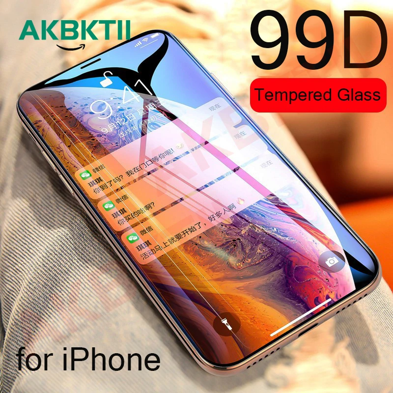 AKBKTII 99D protective glass for iPhone 6 6S 7 8 plus X 10 tempered glass on iphone X XS MAX screen protector for iPhone XR
AKBKTII 99D protective glass for iPhone 6 6S 7 8 plus X 10 tempered glass on iphone X XS MAX screen protector for iPhone XR