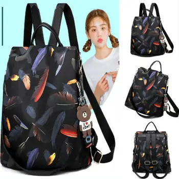 Large Women's Anti-Theft Backpack Oxford Cloth Waterproof Female Shoulder Bags
Large Women's Anti-Theft Backpack Oxford Cloth Waterproof Female Shoulder Bags