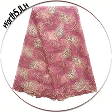 Pink Latest African Laces 2018 Net French Lace Fabrics High Quality Tulle French Guipure Cord Nigerian Bridal Beaded Lace Fabric
Pink Latest African Laces 2018 Net French Lace Fabrics High Quality Tulle French Guipure Cord Nigerian Bridal Beaded Lace Fabric