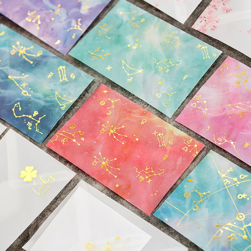 45pcs/1lot Constellation secret language gold sulfate paper envelopes wedding invitation envelope /gilt envelope
45pcs/1lot Constellation secret language gold sulfate paper envelopes wedding invitation envelope /gilt envelope