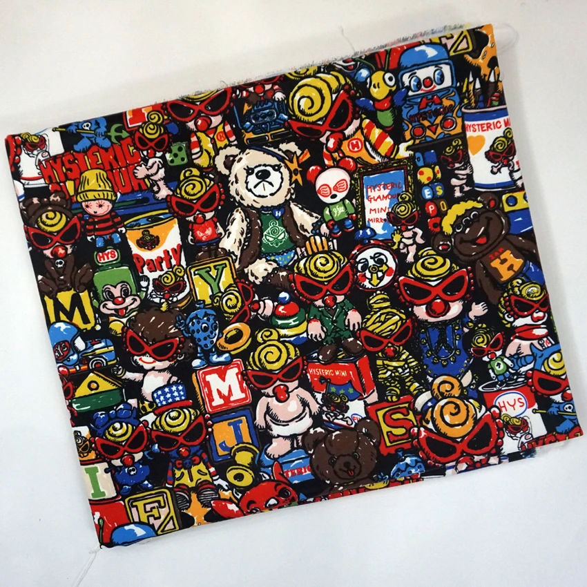 90x145cm hysteric mini polyester Fabric Printed Tissu Telas DIY Patchwork Sewing Quilts Baby girl diy
90x145cm hysteric mini polyester Fabric Printed Tissu Telas DIY Patchwork Sewing Quilts Baby girl diy