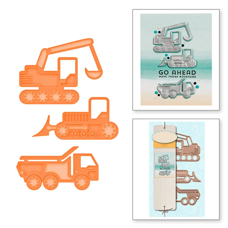 DiyArts 3 Pcs/lot Metal Cutting Dies Scrapbooking For Card Making DIY Embossing Cuts New Craft Excavator Forklift Truck Element
DiyArts 3 Pcs/lot Metal Cutting Dies Scrapbooking For Card Making DIY Embossing Cuts New Craft Excavator Forklift Truck Element