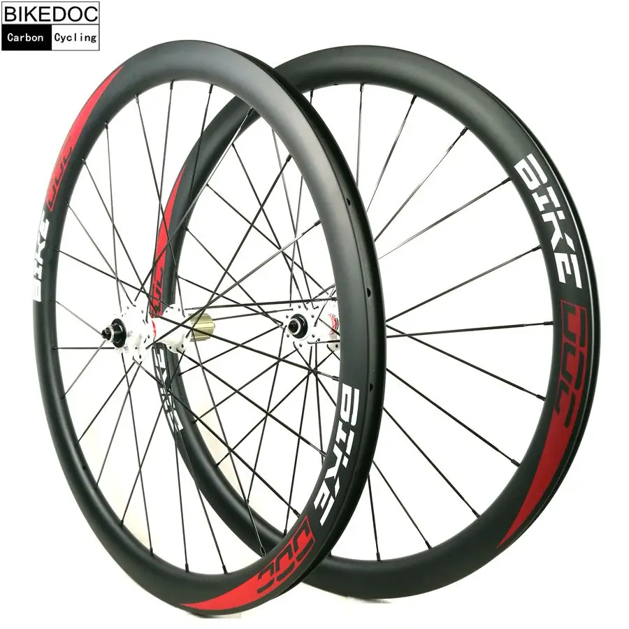 BIKEDOC Carbon Wheels Road Disc Brake 771 772 White Hub 700C Carbon Road Wheelset Disc Brake Carbon Clincher Wheelset
BIKEDOC Carbon Wheels Road Disc Brake 771 772 White Hub 700C Carbon Road Wheelset Disc Brake Carbon Clincher Wheelset