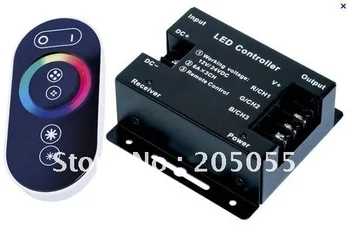 RGB Touch LED controller RF remote controller DC12-24V input Max 6A*3 Channel output for 5050/3528 led RGB strip touch panel
RGB Touch LED controller RF remote controller DC12-24V input Max 6A*3 Channel output for 5050/3528 led RGB strip touch panel