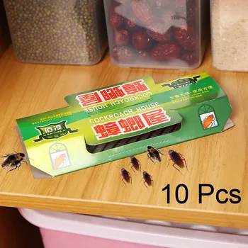 ISHOWTIENDA 10pcs Capture Device Killing Cockroach House Bait Sticky Board Traps Pest Repeller Non Toxic New Arrival
ISHOWTIENDA 10pcs Capture Device Killing Cockroach House Bait Sticky Board Traps Pest Repeller Non Toxic New Arrival