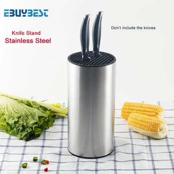 EBUYBEST Kitchen Knife Stand 23*11.2*11.2cm Universal Stainless Steel Knife Block Knife Holder
EBUYBEST Kitchen Knife Stand 23*11.2*11.2cm Universal Stainless Steel Knife Block Knife Holder