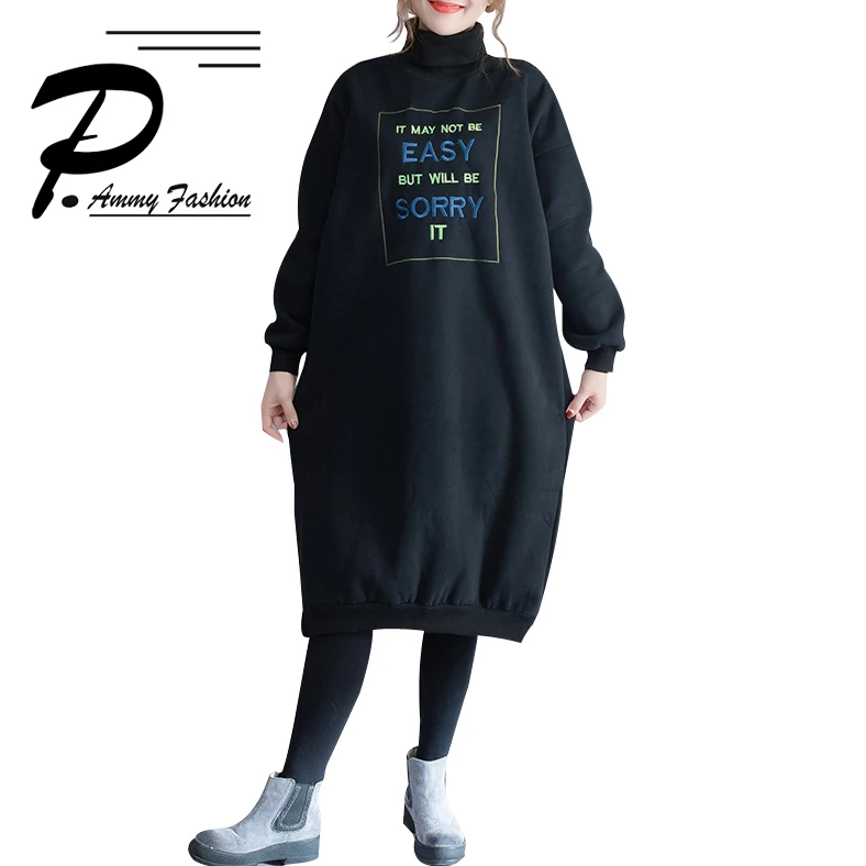 Plus Size Winter Thicken Warm Jumper Dress Womens Oversized Plus Cashmere Long Sleeve Turtleneck Casual Sweatskirt Pullovers
Plus Size Winter Thicken Warm Jumper Dress Womens Oversized Plus Cashmere Long Sleeve Turtleneck Casual Sweatskirt Pullovers