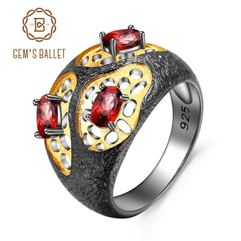 GEM'S BALLET The Persistence of Memory Style Ring Natural Garnet 925 Sterling Silver Handmade Rings for Women Fine Jewelry
GEM'S BALLET The Persistence of Memory Style Ring Natural Garnet 925 Sterling Silver Handmade Rings for Women Fine Jewelry