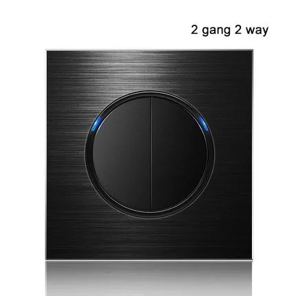 86 type 2 gang 2 way black aluminum alloy panel Switch socket Five hole Europe Industry Switch France Germany UK socket USB
86 type 2 gang 2 way black aluminum alloy panel Switch socket Five hole Europe Industry Switch France Germany UK socket USB