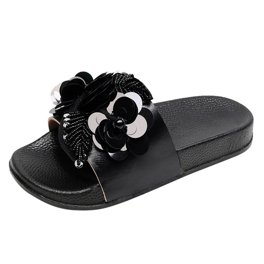 Sandalias Mujer 2019 Womens Flat Slides Sandals Diamante Sparkly Sliders Sequin Flower Slippers Shoes Flip Flop Sandals Terlik
Sandalias Mujer 2019 Womens Flat Slides Sandals Diamante Sparkly Sliders Sequin Flower Slippers Shoes Flip Flop Sandals Terlik