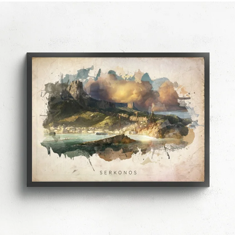 Dishonored Game Landscape Watercolors Art Poster Prints Home Wall Decor Painting 75x50cm
Dishonored Game Landscape Watercolors Art Poster Prints Home Wall Decor Painting 75x50cm