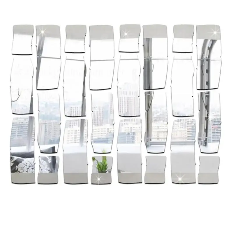 24pcs DIY Mirror Wall Stickers Wall Mirror Kids Room Decoration Eco-friendly PS Board Brick Mirror Sticker Wall Art 21 X 29cm
24pcs DIY Mirror Wall Stickers Wall Mirror Kids Room Decoration Eco-friendly PS Board Brick Mirror Sticker Wall Art 21 X 29cm