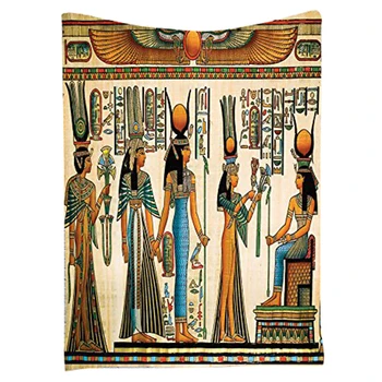 Egyptian Decor Collection, Egyptian Papyrus Depicting Queen Nefertari Making an Offering to Isis Picture Wall Hanging Tapestry
Egyptian Decor Collection, Egyptian Papyrus Depicting Queen Nefertari Making an Offering to Isis Picture Wall Hanging Tapestry