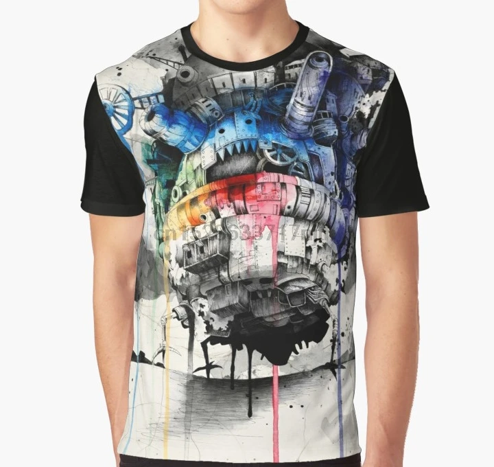 All Over Print 3D Tshirt Howl Moving Castle Full Print Big print Graphic T Shirt
All Over Print 3D Tshirt Howl Moving Castle Full Print Big print Graphic T Shirt
