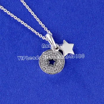 2017 Winter Release 925 Sterling Silver Celebration Stars Necklace & Pendant with Clear CZ Women Jewelry Extension Chain-NC031 
2017 Winter Release 925 Sterling Silver Celebration Stars Necklace & Pendant with Clear CZ Women Jewelry Extension Chain-NC031