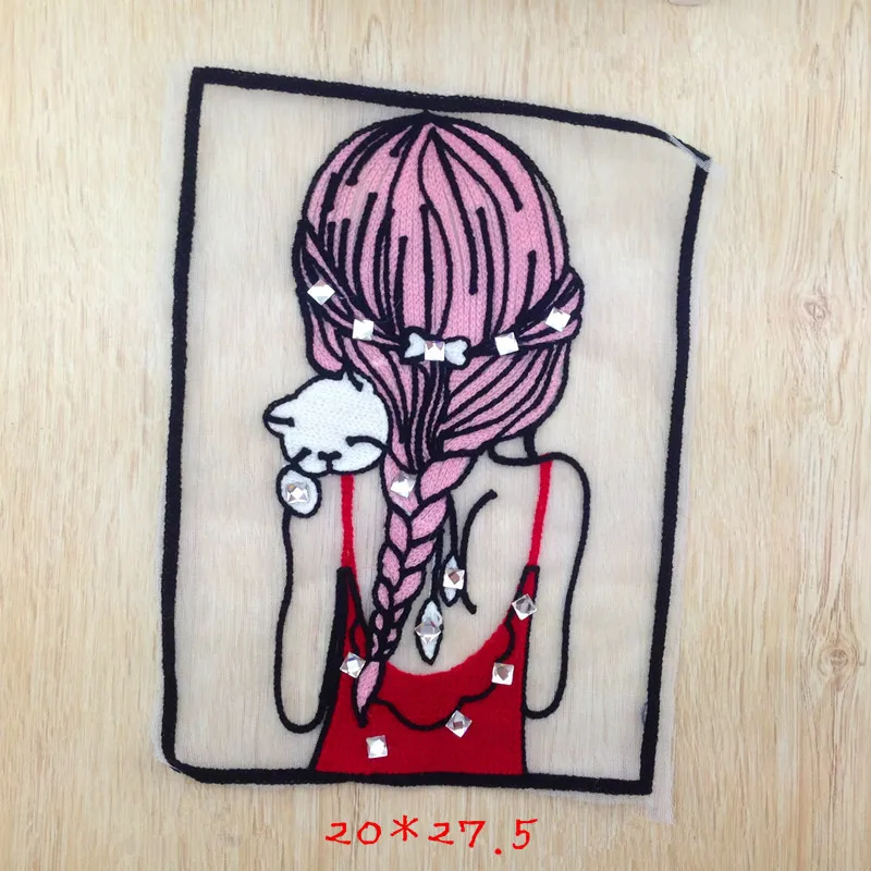 1 PC Embroidered Lace Girl Patch for Dress Jeans Hat Bag DIY patches HAND SEWING TYPE Shoes Patch
1 PC Embroidered Lace Girl Patch for Dress Jeans Hat Bag DIY patches HAND SEWING TYPE Shoes Patch